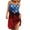 Red independence day dresses for women, variant on Wycnly Independence Day Dresses for Women 4th of July Patriotic High Waist Swing Strap Tank Dresses Sleeveless Round Neck Star Print Summer Mini Formal Dress Red m