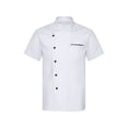 thumbnail image 1 of iiniim Unisex Chef Jacket Men's Chef Coat Restaurant Hotel Home Kitchen Uniform Top White 3XL, 1 of 7