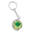 thumbnail image 1 of El día de San Patricio de Irlanda Clover cerveza Rainbow Giratorio, llavero anillo llavero, 1 of 3