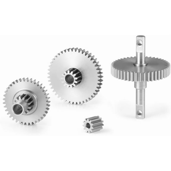 Stainless Steel 9.7:1 Overdrive Transmission Gear Pinion Set for Tra-xxas 1/18 TRX4M Bronco Defender RC Crawler Car