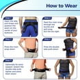 thumbnail image 7 of BackWonder SI Joint Belt by GNR  Sacroiliac Belt Supports Pelvis, Lower Back, Reduces Sciatica Nerve & Lumbar Pain  Comfortable SI Brace for Women & Men with Offset Buckle for a Better Fit, 7 of 7