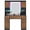 Brown, variant on Vanity Desk with Mirror and Lights,Makeup Vanity with Lights & Charging Station,Vanity Table with Time Temperature Display Mirror,Storage Cabinets, Rustic Brown