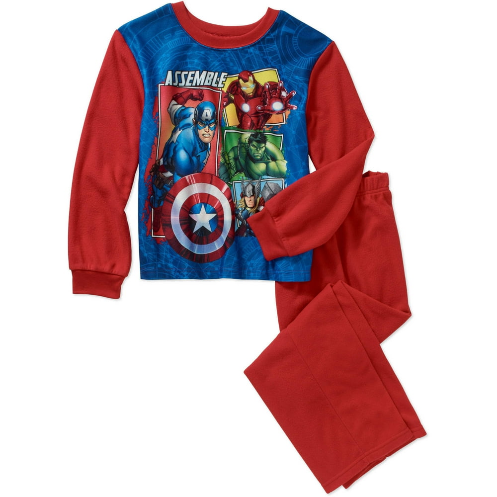 The Avengers Marvel Avengers Boys' 2 Piece Pajama Sleep Set (Big Boys