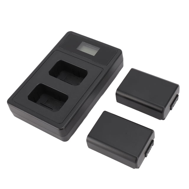Camera Battery Charging Kit, Wide Compatibility NP FW50 Camera Battery High Capacity for NEX C3 5T