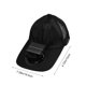 thumbnail image 3 of unidad de sombrero de sol con ventilador de poliéster negro,alimentado por energía solar,con batería recargable por USB y ventilación ajustable de 360° para viajes al aire libre. Rkxzt, 3 of 7