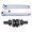 White, variant on Alta Chromoly Bicycle Crank Set 175mm American Standard Bottom Bracket 8 Splines, Multiple Colors.