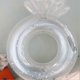 thumbnail image 4 of Anillo de natación infantil, flotador inflable para piscina, círculo de natación transparente con lentejuelas, caparazón grueso para piscina., 4 of 5