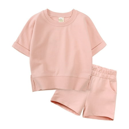 

KI-8jcuD Girls Tie Dye Shorts Set Toddler Kids Baby Boy Girl Solid Cotton Pullover Short Sleeve Sweatshirt T Shirt Crewneck Tops Shorts Set Spring Summer Clothes Cute School Outfits Baby Girl Regist