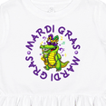 thumbnail image 4 of Inktastic Mardi Gras Party Alligator Girls Toddler Dress, 4 of 5