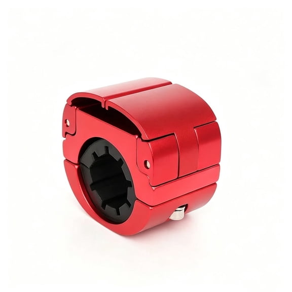 Red Adjustable Bicycle Phone Holder, Anti-Slip Secure Handlebar Mount, Universal Phone & GPS Bracket for Bike, Motorcycle and Mountain Bike