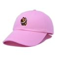thumbnail image 5 of Dalix Capybara Donut Cap Embroidered Dad Baseball Hat Cotton Adjustable Womens in Light Pink, 5 of 5
