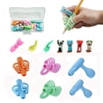 thumbnail image 2 of 1 Boîte Pince à Crayons Silicone Écriture Aide Poignée Posture Outil de Correction pour les Enfants, 2 of 5
