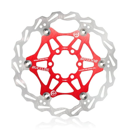 BUCKLOS 160 mm 180mm 203mm Disc Brake Rotor  MTB Mountain Bicycle Rotor  Aluminum Heat Dissipation Road Mountain Bike Floating Rotors with 6 Bolts  Fit for Road Bike  Mountain Bikes  BMX price history on PriceWatchPro