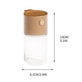 thumbnail image 2 of Qiopertar Poivre Shaker quantitative Push condiments bouteille cuisine Solid Control avec bouchon condiments bouteille cuisine condiments pot distributeur bouteille, 2 of 2