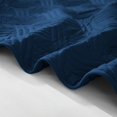 thumbnail image 5 of Whale Flotilla Quilt Set Queen Size, Soft Microfiber Lightweight Bedspread Coverlet Bed Cover (Wave Pattern) for All Seasons,Navy, 3 Pieces (Includes 1 Quilt, 2 Shams), 5 of 6