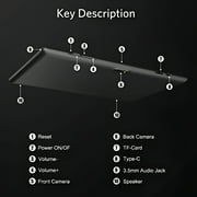 10 Inch Tablet, Google Android 14 Tablet, Quad-Core Processor Tableta Computer with 32GB ROM 6GB RAM 8MP Camera WiFi BT 10.1 in HD Display, 6000mAh Long Battery Life Tablet, Gray