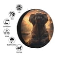 thumbnail image 4 of Susaid Lake Meditating Elephant Print Tire Covers,Waterproof Anti-UV Snow Sun Rain Tire Covers for RV,Truck, SUV, Trailer, Camper-14 inch, 4 of 6