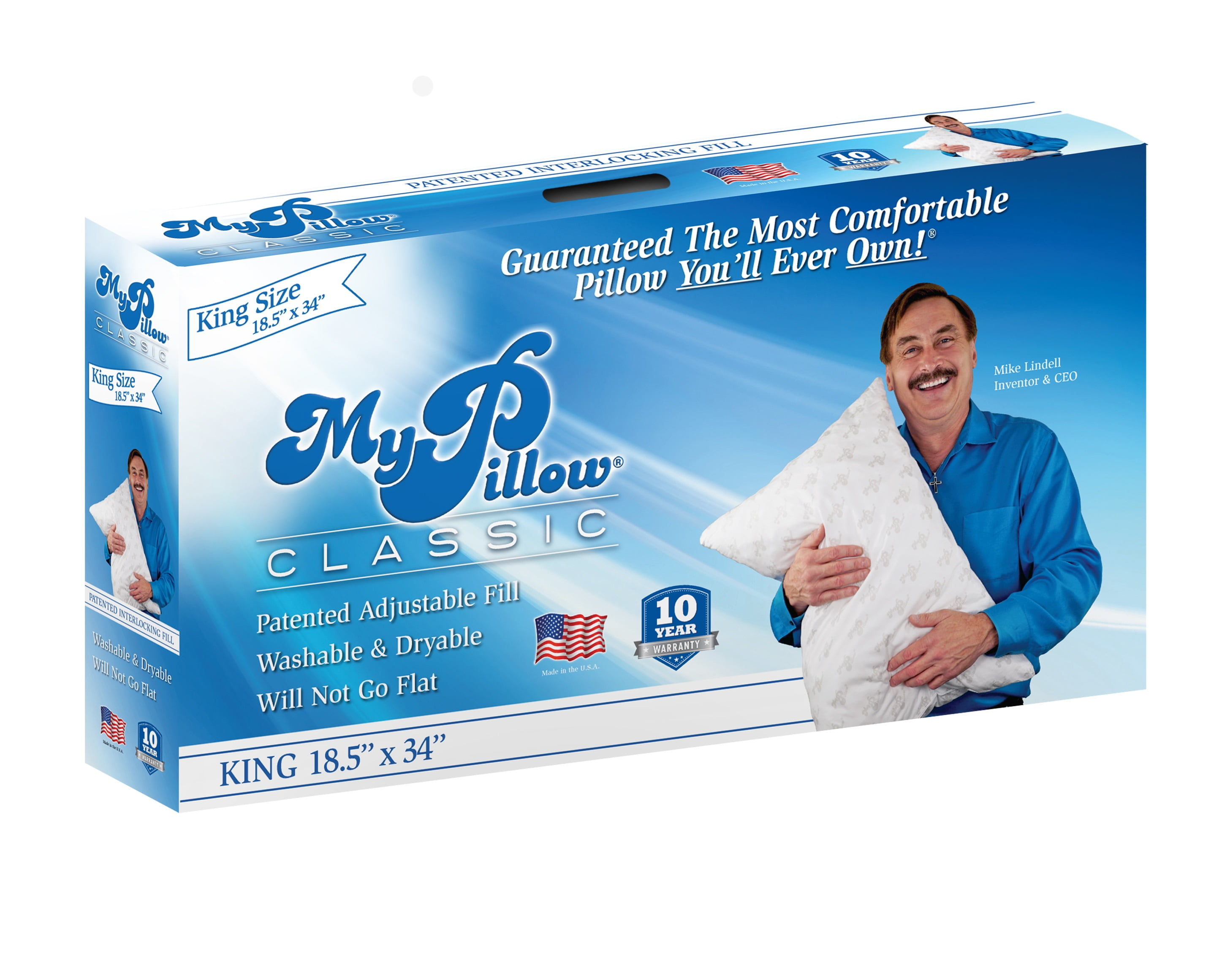 MyPillow Classic King Size Pillow 