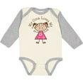 thumbnail image 3 of Inktastic My Oma Loves Me Granddaughter Girls Long Sleeve Baby Bodysuit, 3 of 5