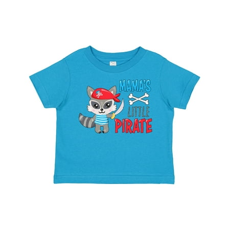 

Inktastic Mama s Little Pirate Cute Raccoon with Sword Gift Toddler Boy or Toddler Girl T-Shirt
