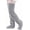 Silver Gray, variant on Christmas goose down knee-high socks, women's comfortable long plush socks, comfortable winter stockings, soft thigh-high, suitable for outer wear.