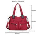 thumbnail image 2 of LIJCC Women New Large Capacity Waterproof Multi Pocket Shoulder Bag Large Crossbody Bag Multi-Pocket Fashion Nylon Bags Tote Bag Handle Satchel, 2 of 3