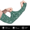 thumbnail image 3 of Daiia Green Christmas UV Sun Protection Arm Sleeves - Cooling Compression Arm Sleeve - Sports & UV Arm Sleeves for Men & Women, 3 of 8