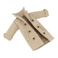thumbnail image 2 of Figura de acción masculina a escala 1/12, ropa, abrigo cortavientos, gabardina, regalo para niños Caqui, 2 of 9