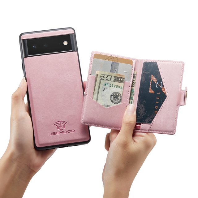 PU Leather Wallet Case Compatible with Google Pixel 7 6.3 inch Ultra Slim Leather and Soft TPU Support Wireless Charging Shockproof Kickstandwith Detachable Crad/Cash Slot Case,Blue