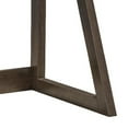 thumbnail image 4 of 36 Inch Ethan 1 Drawer Desk, Raised Shelf, Angled Frame, Walnut Brown, 4 of 5