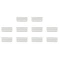 thumbnail image 1 of KAKOWELY Thickened File Tabs 10pcs Plastic Tabs Hanging File Folder Tabs Document Identification Folders Tab2.36"X1.1"X0.2", 1 of 5