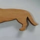 thumbnail image 2 of Ounissouiy llano de madera con bandeja para servir elegante y funcional Dachshund llano para perro Dachshund Almacenamiento y organización del hogar madera de burlywood, 2 of 6