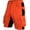 Orange, variant on Men Cycling Shorts MTB Off Road Mountain Biking Baggy Style Multi Pocket Shorts with Free Detachable Padded Liner Reflective Bicycle Shorts
