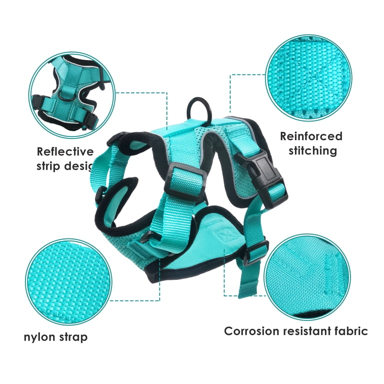Percen Cat Harness and Leash, Adjustable Green photo 3