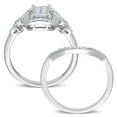 thumbnail image 4 of Everly Women's Diamond Sterling Silver Bridal Set, 4 of 8