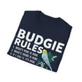 thumbnail image 4 of Budgie Rules | Budgie Lover Parakeet Bird Budgerigar Unisex T-Shirt, 4 of 4