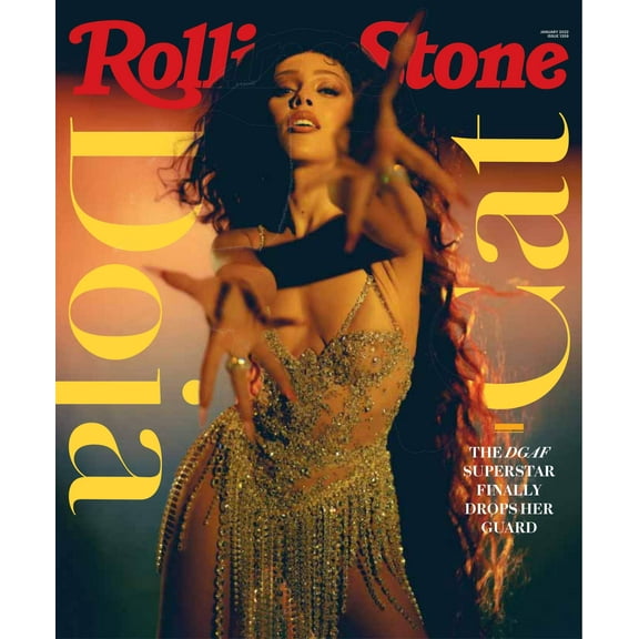 Rolling Stone - January 2022: Doja Cat Finally Drops Her Guard, The Lost Gospel Of DMX, Delta Force's Dirty Secret, BTS Army, Anthony Bourdain's Secret Diaries, Taylor Swift Rerecording Red  More!