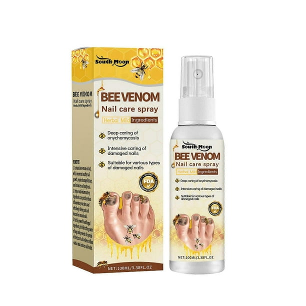 Bee Venom Nail Treatment Solution, Bee Venom Nail Fungus Treatment, Extra Strength Nail Repair Solution, Nail Fungus Care Spray