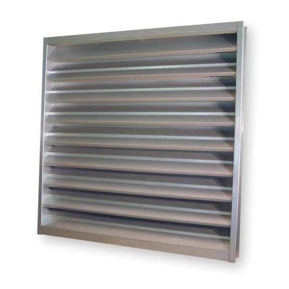 Louver,Wall Opening 24x24In,Galvannealed 4FZG4