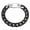 All black ceramic, variant on Spliced White Ceramic Cuban Link Chain Bracelet