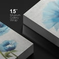 thumbnail image 4 of PixonSign Canvas Print Wall Art Pastel Watercolor Blue Daisy Flowers Nature Wilderness Illustrations Modern Art Botanical Floral Farmhouse/Country Relax/Calm/Cozy - 24"x36", 4 of 5