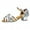Silver, variant on Women Fashion Dancing Rumba Waltz Prom Ballroom Latin Salsa Dance Shoes Sandals