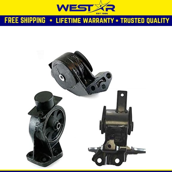 Fits 2001-2005 Hyundai XG300 XG350 3.0L 3.5L Engine Motor Mount Set 3pcs : A7114, A7111, A7109