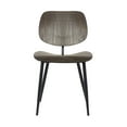 thumbnail image 3 of Miki Mid-Century Black Wood Dining Accent Chairs (Set of 2), 3 of 7