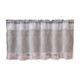 thumbnail image 2 of Celsvanis Jacquard Valance Curtain, Rod Pocket Light Blocking Window Topper, Decorative Dust Proof Short Curtain for Kitchen Sink Indoor Windows 71"x71", 2 of 6