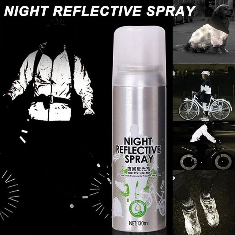 Night Reflective Spray Outdoor Safety Reflecting Anti Accident Riding Bike  Running Paint