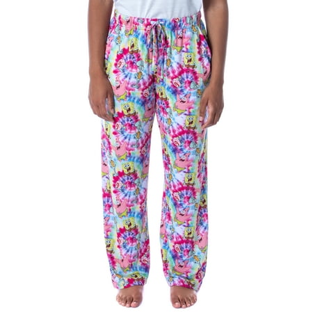 

Nickelodeon Womens SpongeBob SquarePants Spiral Tie Dye Sleep Pajama Pants (XL)