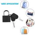 thumbnail image 2 of Travel Equipment Suitcase Lock Mini Padlock with Key Small Lock School Bag Backpack Luggage Padlock School Gyms Outdoor Backpack Lock, 2 of 5