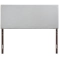 thumbnail image 2 of Modern Contemporary Full Size Upholstered Headboard, Grey Fabric, 2 of 4
