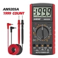 thumbnail image 2 of Multímetro digital ANENG AN9205A pantalla LCD 1999 Ametro de Recuento Ncv Manual Universal Meter, 2 of 8